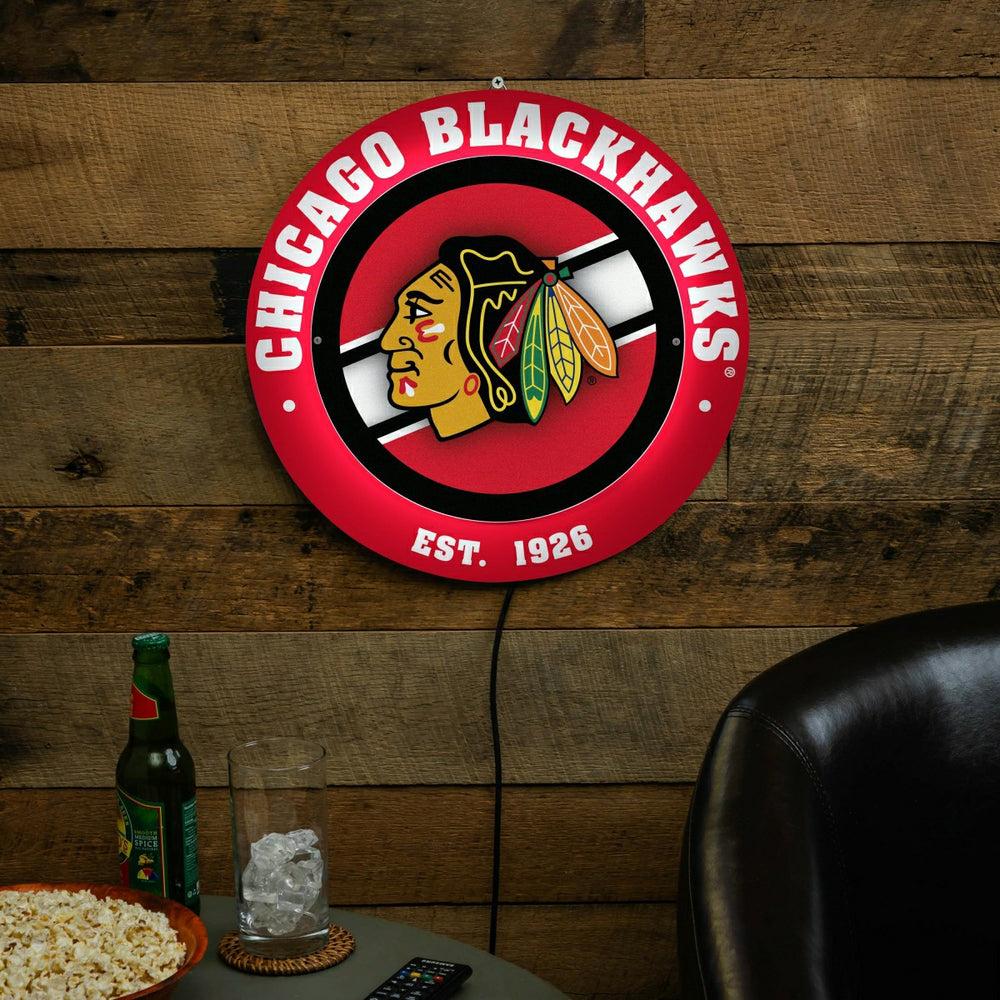 Chicago Blackhawks, Metal Lite, Round