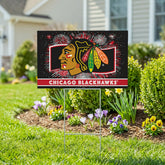 Chicago Blackhawks Yard Sign, Patriotic