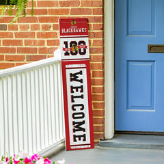 Chicago Blackhawks, 100 Anniversary Porch Leaner, 46"