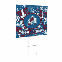 Colorado Avalanche Yard Sign, Holiday