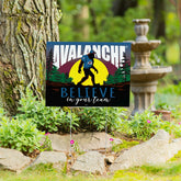 Colorado Avalanche Yard Sign, Bigfoot