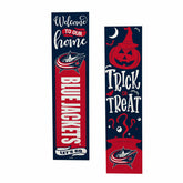 Columbus Blue Jackets 47" Double Sided Leaner, Halloween
