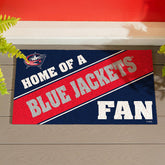 Columbus Blue Jackets, PVC Mat COLOR, Home of a Fan