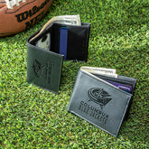 Columbus Blue Jackets, Bi-Fold and Tri-Fold Wallet Gift Set, Black