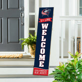 Columbus Blue Jackets Large Single Sided Leaner, 46"