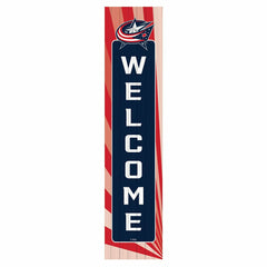 Columbus Blue Jackets Summer Seasonal Single Sided Large Leaner, 46"