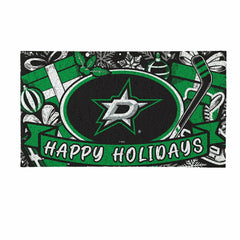 Dallas Stars Holiday PVC Mat, 28"x16"