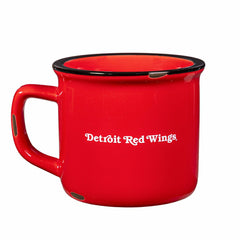 Detroit Red Wings Ceramic Camp Cup with Enamel Finish, 14oz