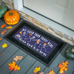 Edmonton Oilers Flocked Coir Halloween Sassafras Switch Mat, 22"x10"