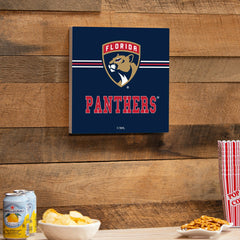 Florida Panthers Wood Wall Sign, 12x12