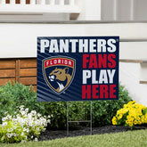 Florida Panthers Coroplast Yard Sign "Fans Play Here"