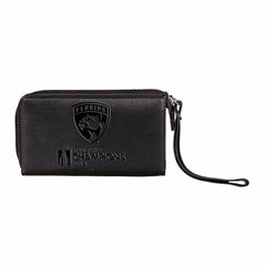 Florida Panthers Wristlet Wallet, Black, SC24 Champions