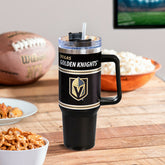 40oz Stainless Steel Canyon Cup w/ Straw, Vegas Golden Knights