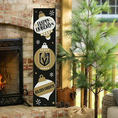 47" Double Sided Leaner, Vegas Golden Knights, Christmas
