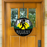 Los Angeles Kings Bigfoot Round Door Décor with Hanging Rope, 18x18