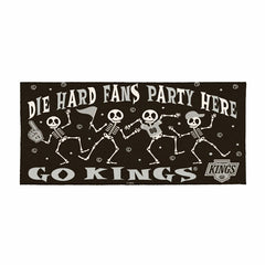 Los Angeles Kings Flocked Coir Halloween Sassafras Switch Mat, 22"x10"
