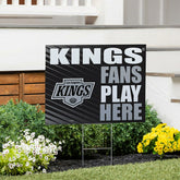 Los Angeles Kings Coroplast Yard Sign "Fans Play Here"