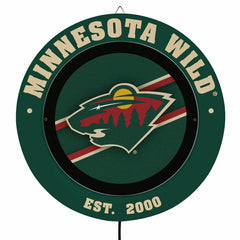 Minnesota Wild, Metal Lite, Round