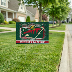 Minnesota Wild Yard Sign, Patriotic