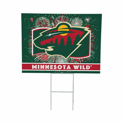 Minnesota Wild Yard Sign, Patriotic