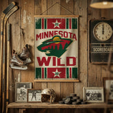 Minnesota Wild, Canvas Wall Tapestry, Medium, 36x24