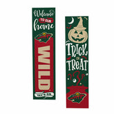 Minnesota Wild 47" Double Sided Leaner, Halloween