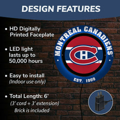 Montreal Canadiens, Metal Lite, Round