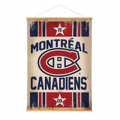 Montreal Canadiens, Canvas Wall Tapestry, Large, 54x36