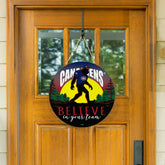 Montreal Canadiens Bigfoot Round Door Décor with Hanging Rope, 18x18