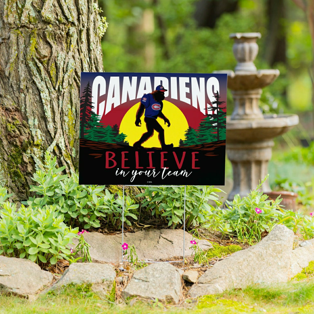 Montreal Canadiens Yard Sign, Bigfoot