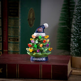 4" Mini LED Tabletop Christmas Tree, Set of 2, Montreal Canadiens