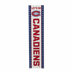 Montreal Canadiens 47" Double Sided Leaner, Christmas