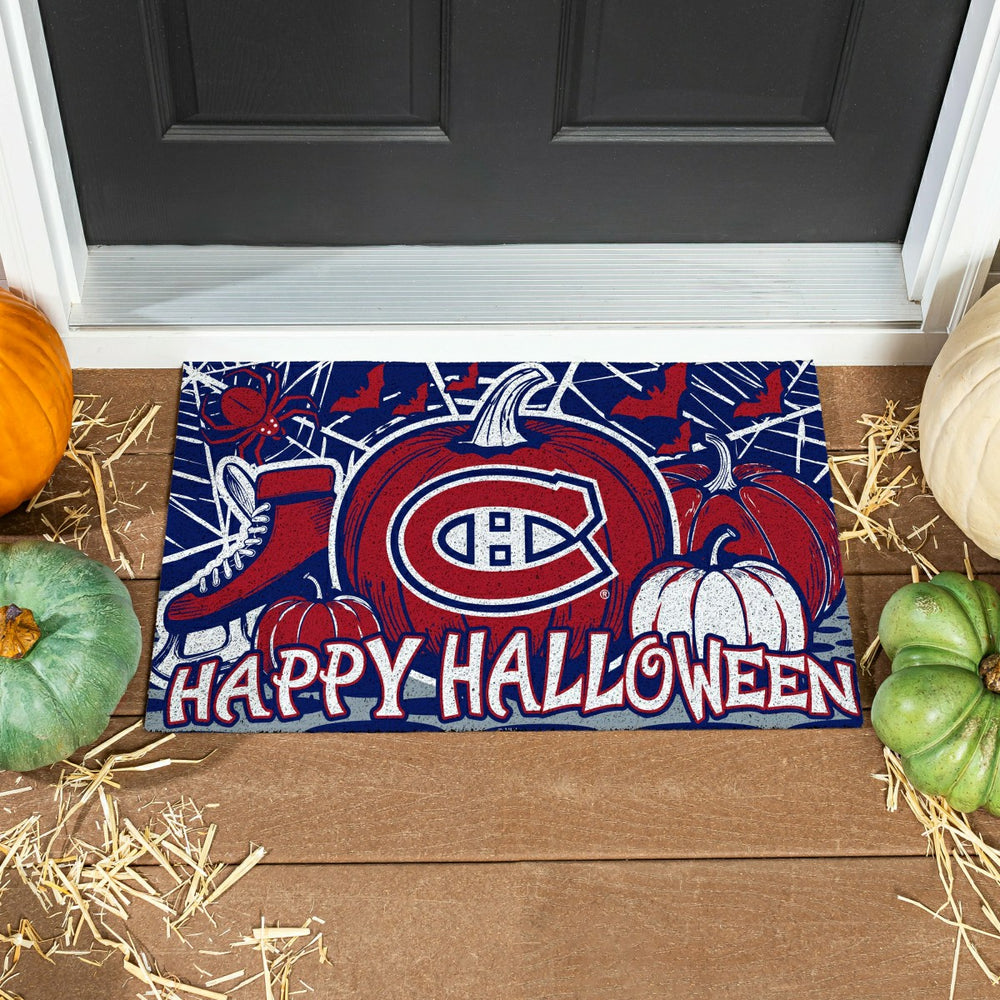 Montreal Canadiens Halloween PVC Mat, 28"x16"