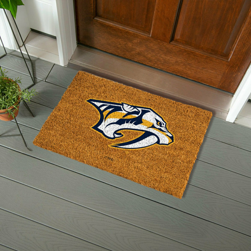 Coir Mat, 16"x28", Nashville Predators
