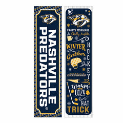 Nashville Predators 46" Double Sided Leaner, Winter Seasonal