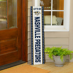 Nashville Predators 47" Double Sided Leaner, Christmas