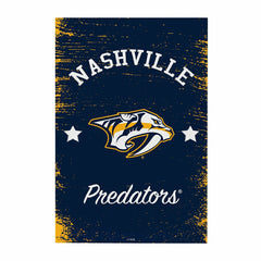 Nashville Predators Wood Wall Sign, 16x24