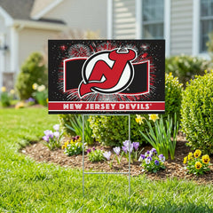 New Jersey Devils Yard Sign, Patriotic
