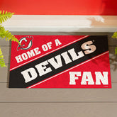 New Jersey Devils, PVC Mat COLOR, Home of a Fan