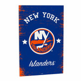 New York Islanders Wood Wall Sign, 16x24