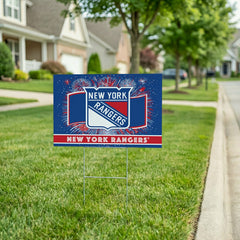 New York Rangers Yard Sign, Patriotic