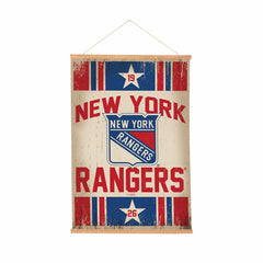 New York Rangers, Canvas Wall Tapestry, Medium, 36x24