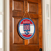 New York Rangers,100 Anniversary Round Door Decor with Hanging Rope, 1