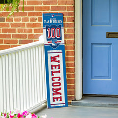 New York Rangers, 100 Anniversary Porch Leaner, 46"