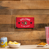 Ottawa Senators Wood Wall Sign, 6x11