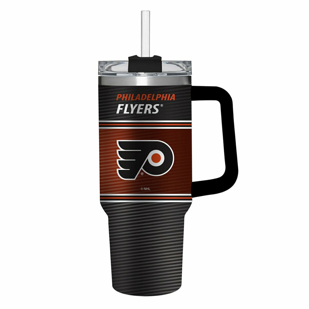 40oz Stainless Steel Canyon Cup w/ Straw, Philadelphia Flyers