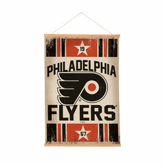 Philadelphia Flyers, Canvas Wall Tapestry, Medium, 36x24