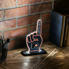 Philadelphia Flyers Hockey Foam Finger Desklite LED Decor