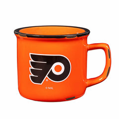 Philadelphia Flyers Ceramic Camp Cup with Enamel Finish, 14oz