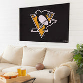 Pittsburgh Penguins Single Sided Estate Flag with 2 Grommets, 3'x5'
